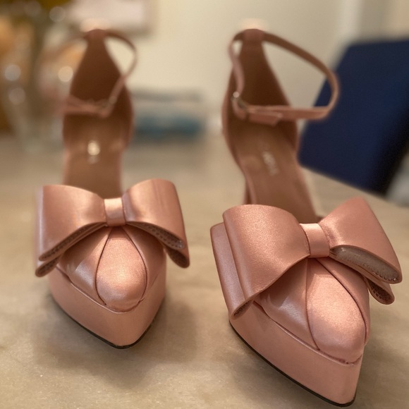 Pink platform pumps - Picture 5 of 10